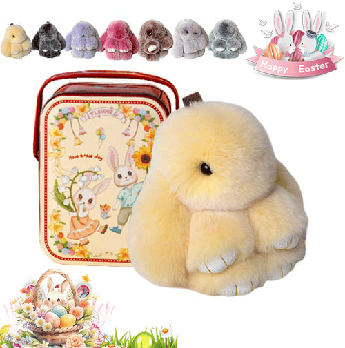 🔥Only $19.99 Last Day Promotion!f 🐰 Handmade Soft Bunny Charms