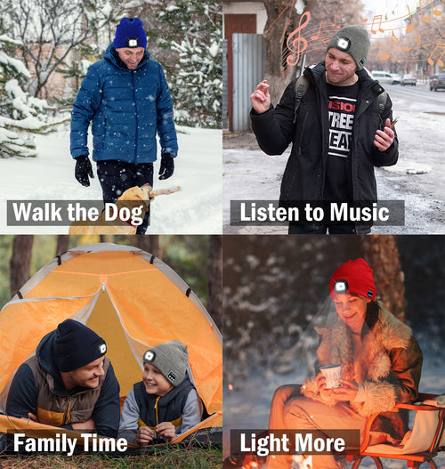 🔥❄️3-in-1 Function Bluetooth Beanie