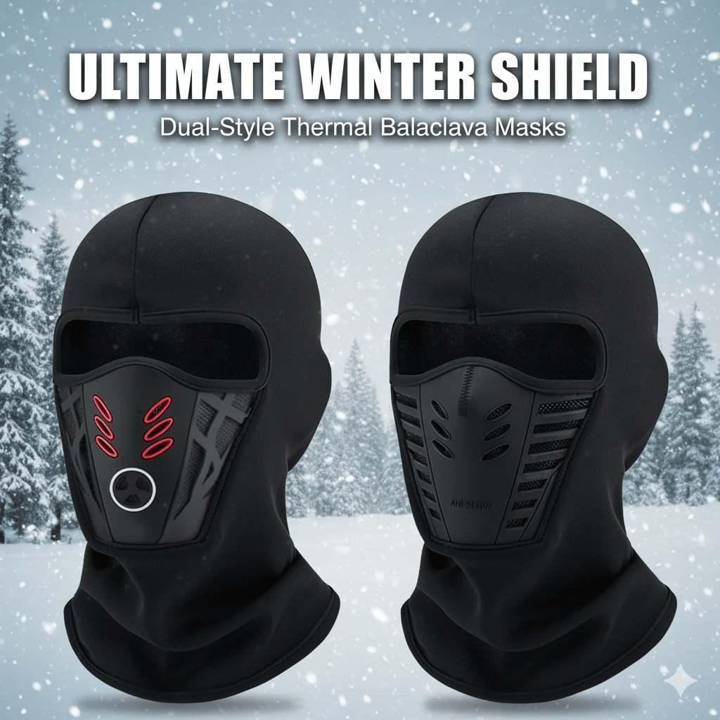 🔥Winter Sales 40%-Buy 1 Get 1 Free🔥Winter Rider Warm Anti-Haze Balaclava Full Face Mask