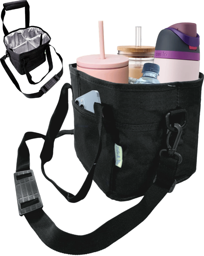 🔥HOT SALE 40% OFF🥤❄️Family Size 4 Compartment Drink Bag, Multiple Tumbler Carrier Caddy✨
