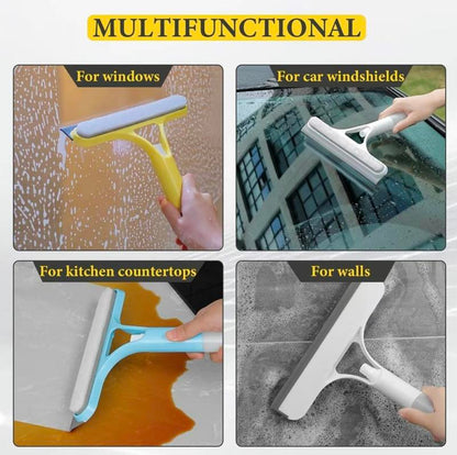 🏆Flash Sale - Buy 1 Get 1 Free🔥3 in 1 Window Cleaning Scraper