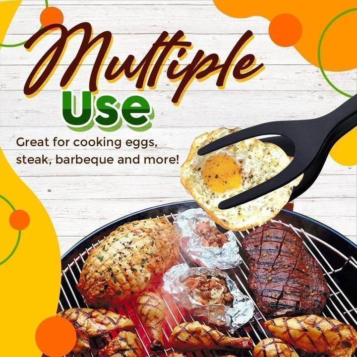 🔥Buy 1 Get 1 Free($9.99 Each)🔥All Day Cook 2 in 1 Spatula Tongs