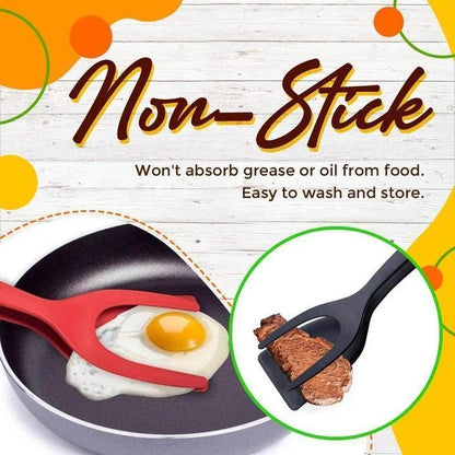 🔥Buy 1 Get 1 Free($9.99 Each)🔥All Day Cook 2 in 1 Spatula Tongs