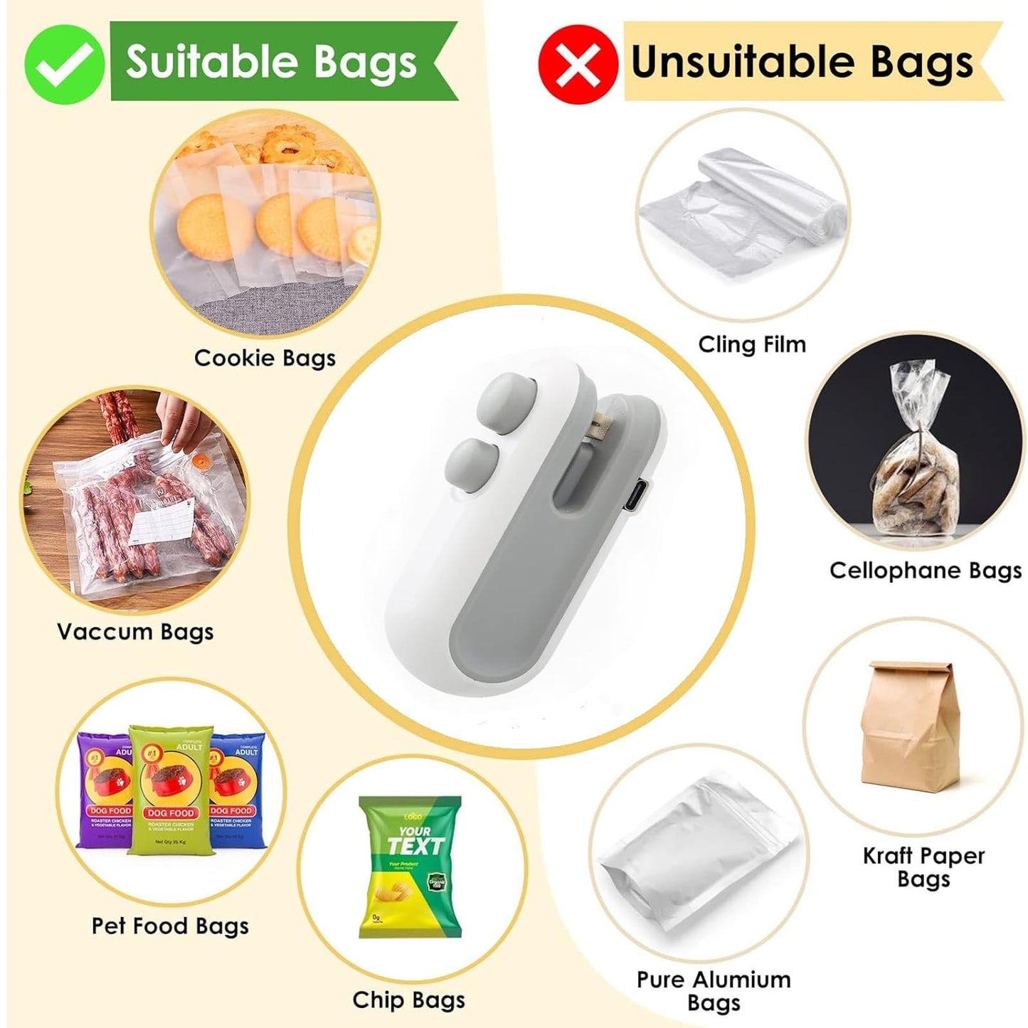 BUY 1 GET 1 FREE 🎁Upgraded Mini Bag Sealer