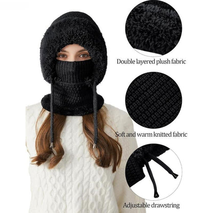 🔥Last Day 40%🔥3 in 1 Beanie Hat For Women