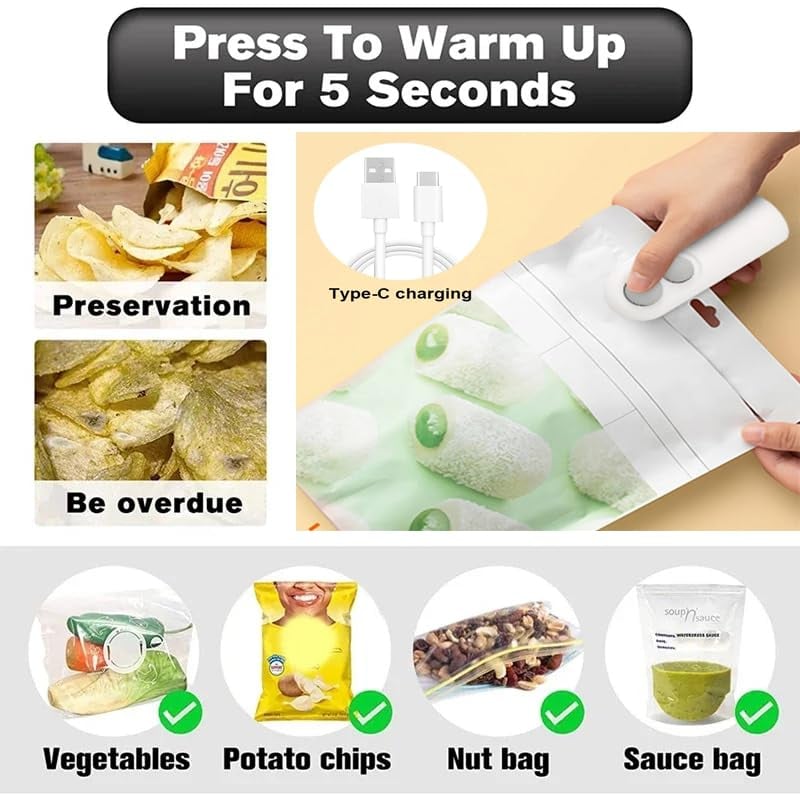 BUY 1 GET 1 FREE 🎁Upgraded Mini Bag Sealer