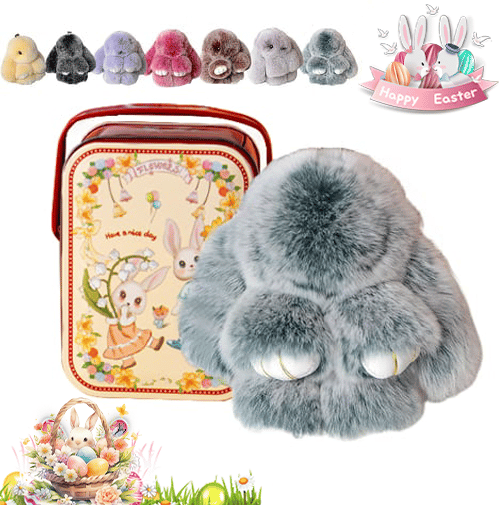 🔥Only $19.99 Last Day Promotion!f 🐰 Handmade Soft Bunny Charms