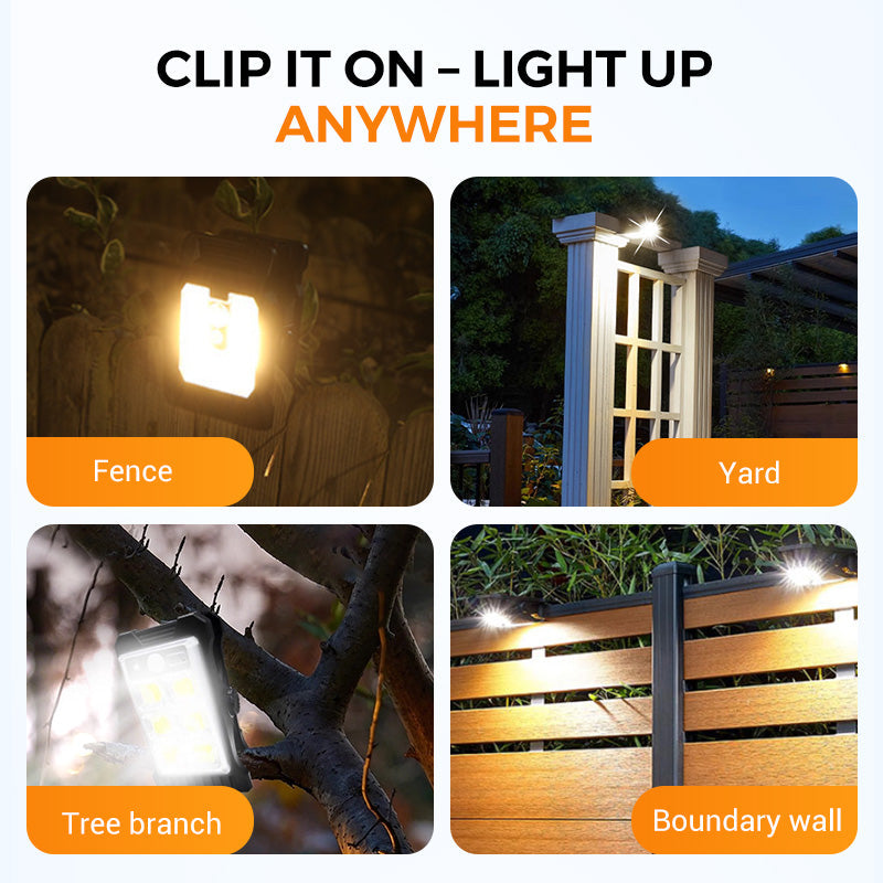 🔥Last Day Buy 1 Get 1 Free🔥$16.49 Each Outdoor Solar Clip Light with Motion Sensor