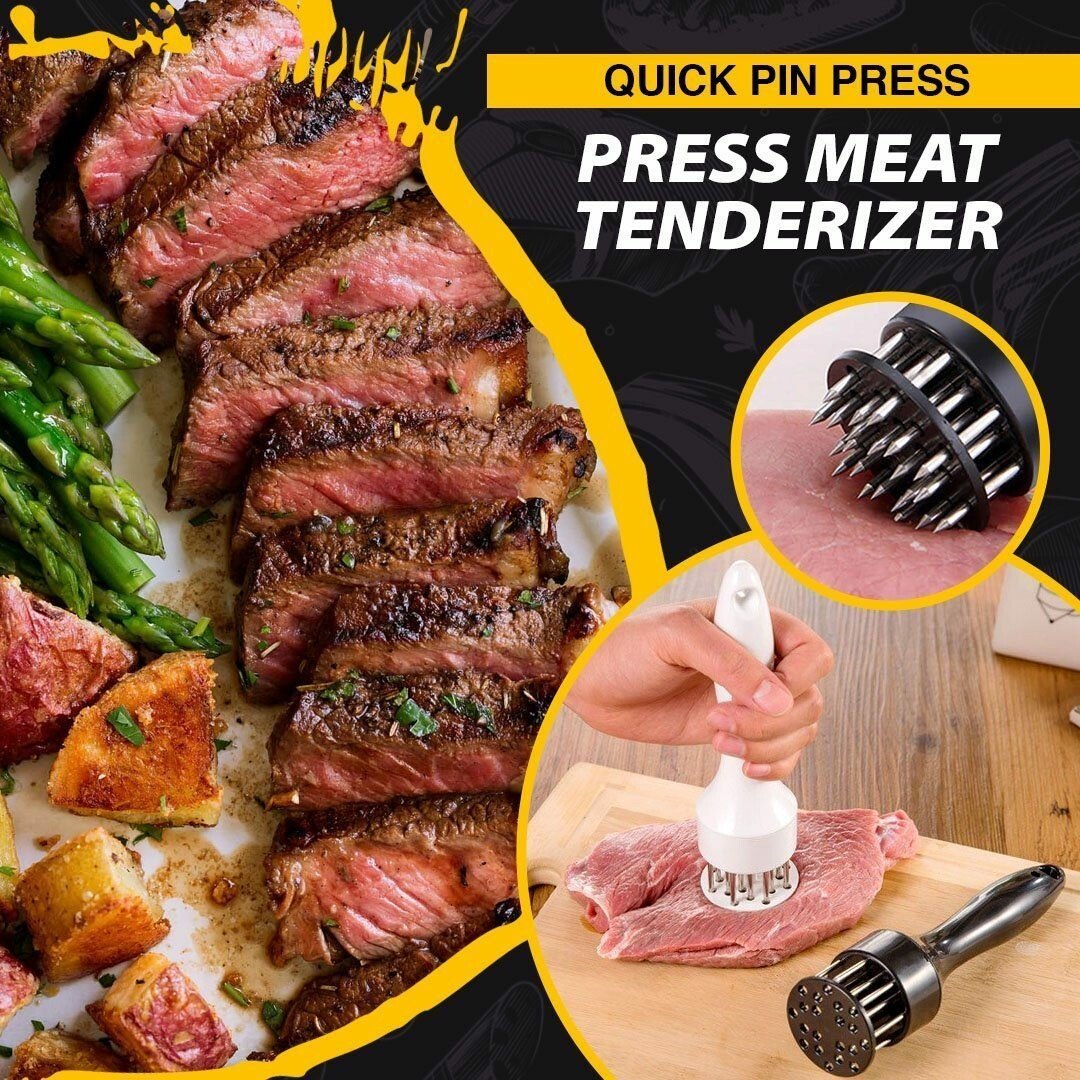 Buy 1 Get 1 Free(2PCS)-🥩Stainless Steel Meat Tenderizer Needle 21 Pin Steak BBQ Kitchen Cooking Tool