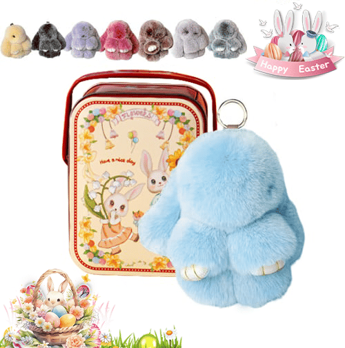 🔥Only $19.99 Last Day Promotion!f 🐰 Handmade Soft Bunny Charms