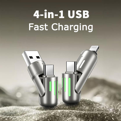 🔥Last Day Buy 3 Free 1🔥5FT 4-in-1 USB Charging Cable fast charging 240W