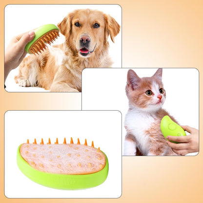 🔥Buy 1 Get 1 Free($10.99 Each)🔥3-in-1 Pet Spray Grooming Brush