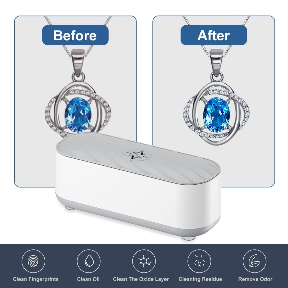 🔥Last Day 40% OFF🔥Portable Ultrasonic Multi-Function Cleaner for All Jewellery