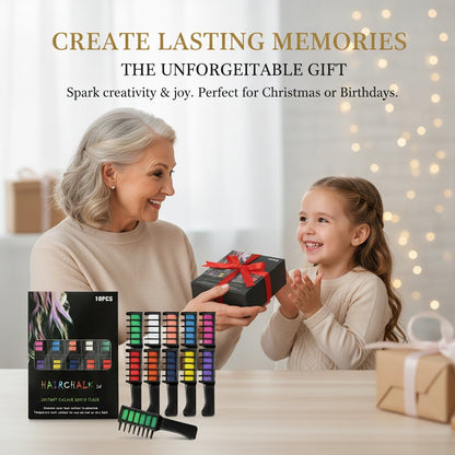 🔥Last Day 40% OFF🔥 - Buy 1 Get 1 Free🎁Festive Fun Hair Chalk Combs