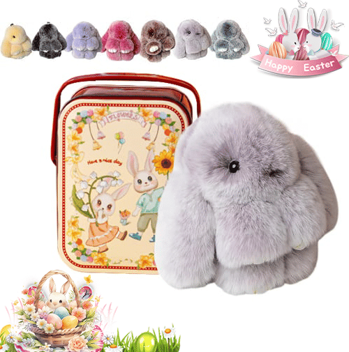 🔥Only $19.99 Last Day Promotion!f 🐰 Handmade Soft Bunny Charms