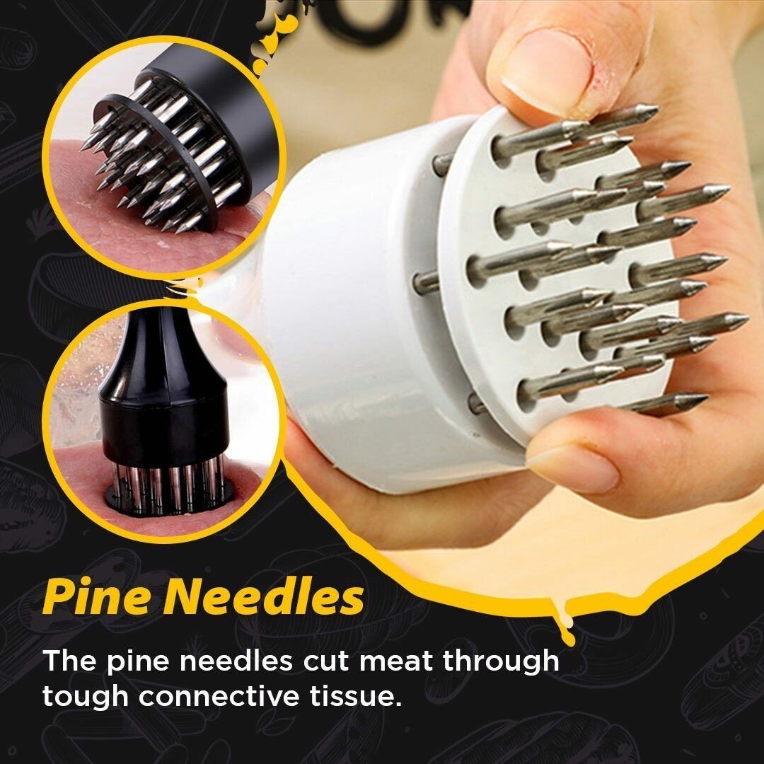Buy 1 Get 1 Free(2PCS)-🥩Stainless Steel Meat Tenderizer Needle 21 Pin Steak BBQ Kitchen Cooking Tool