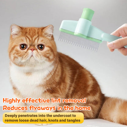 🔥BUY 1 GET 1 FREE (2 PCS)🔥Self-cleaning Pet Flea Comb Grooming Brush