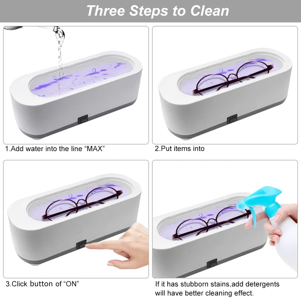 🔥Last Day 40% OFF🔥Portable Ultrasonic Multi-Function Cleaner for All Jewellery