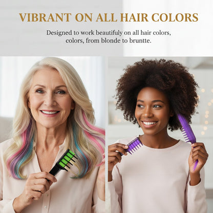 🔥Last Day 40% OFF🔥 - Buy 1 Get 1 Free🎁Festive Fun Hair Chalk Combs