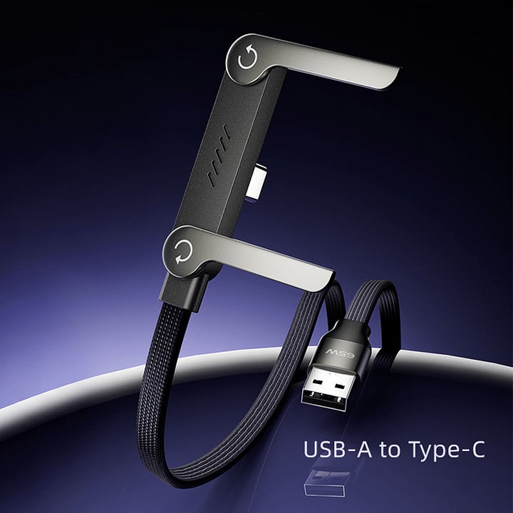 🔥BUY 1 GET 1 FREE($9.99/EACH) | MFi-Certified Cables 2-in-1 Invisible Holder Charger Cable - 240W Fast Charging Cord with Built-In Phone Stand
