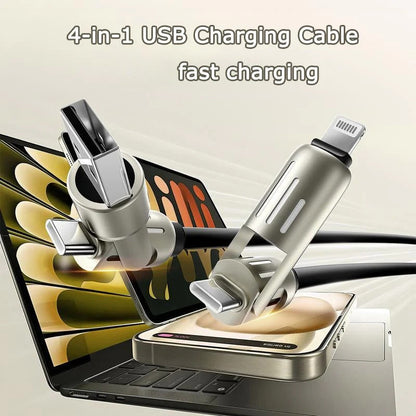 🔥Last Day Buy 3 Free 1🔥5FT 4-in-1 USB Charging Cable fast charging 240W