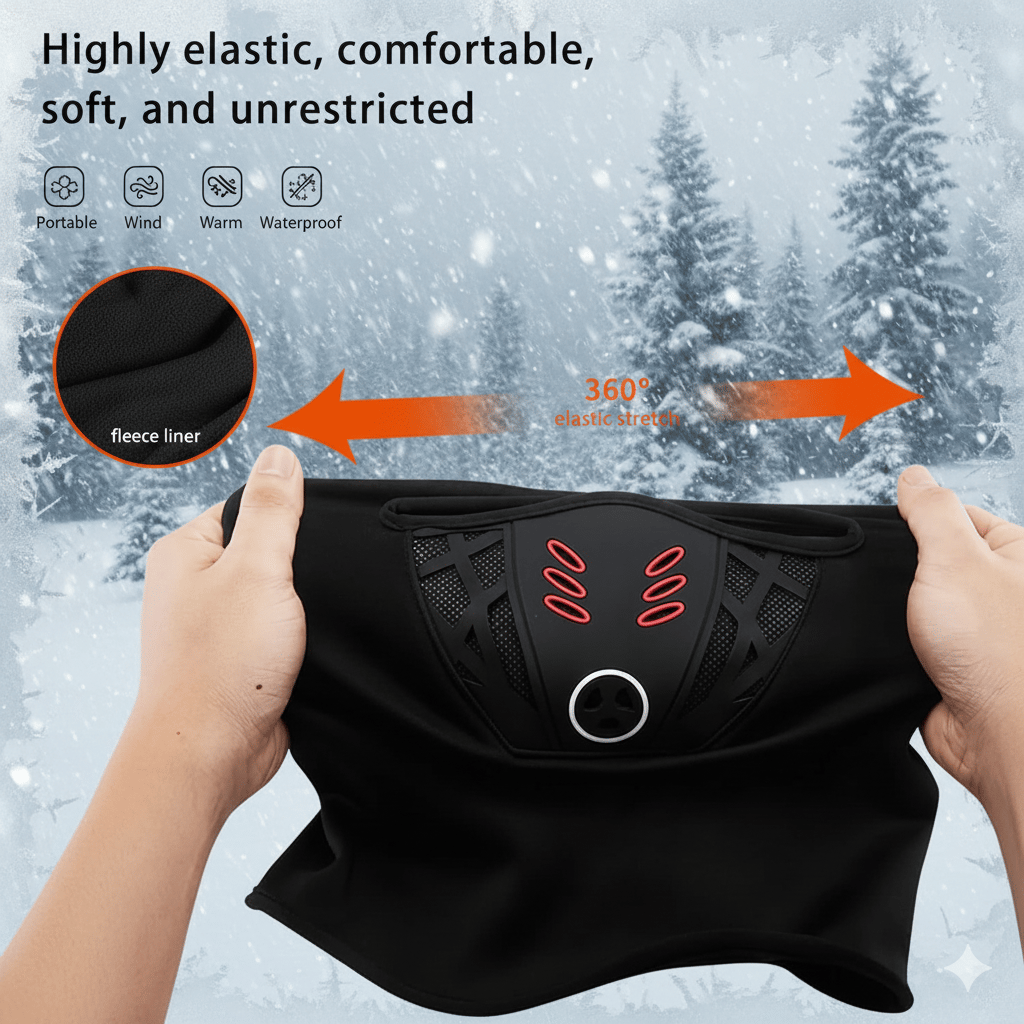 🔥Winter Sales 40%-Buy 1 Get 1 Free🔥Winter Rider Warm Anti-Haze Balaclava Full Face Mask
