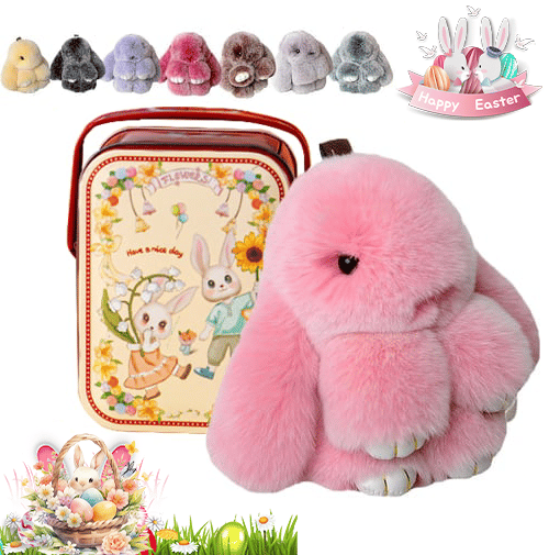 🔥Only $19.99 Last Day Promotion!f 🐰 Handmade Soft Bunny Charms