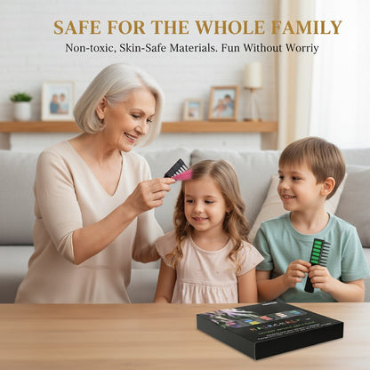 🔥Last Day 40% OFF🔥 - Buy 1 Get 1 Free🎁Festive Fun Hair Chalk Combs