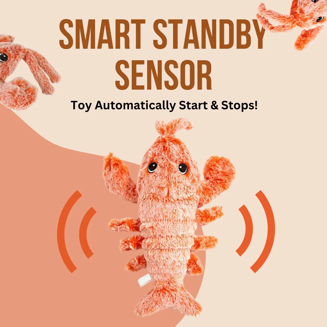 Interactive Floppy Lobster Dog Toy – 40% OFF Today