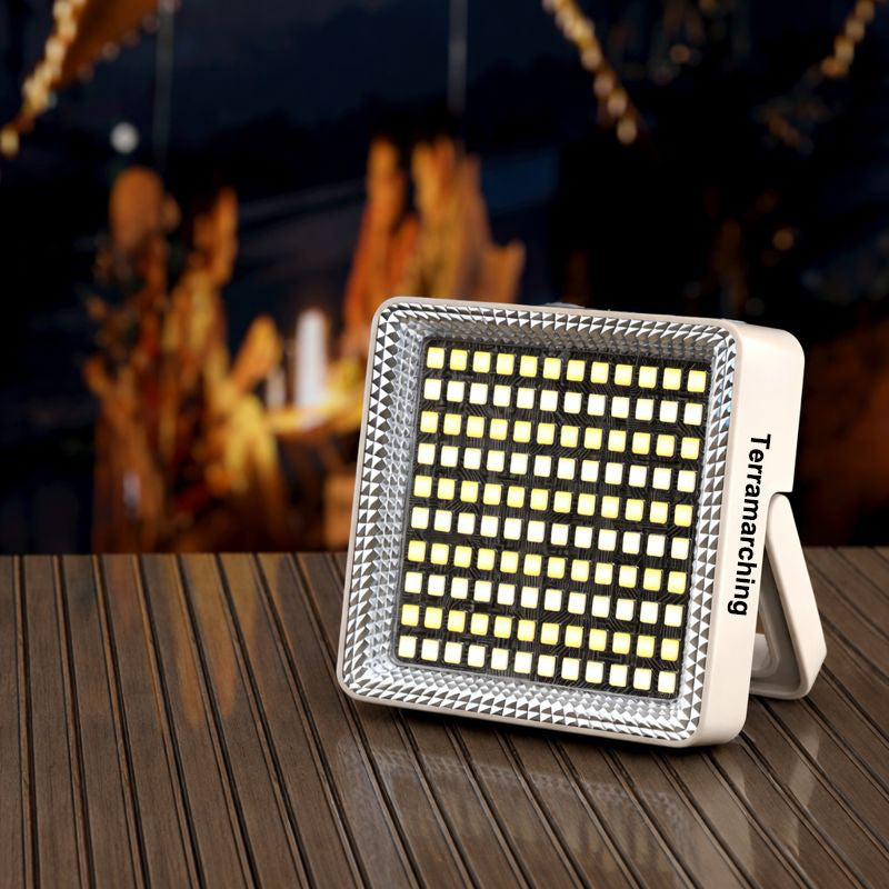 Solar Mini Camping Light with Full-Screen LED Panel – TerraMarching