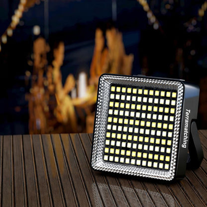 Solar Mini Camping Light with Full-Screen LED Panel