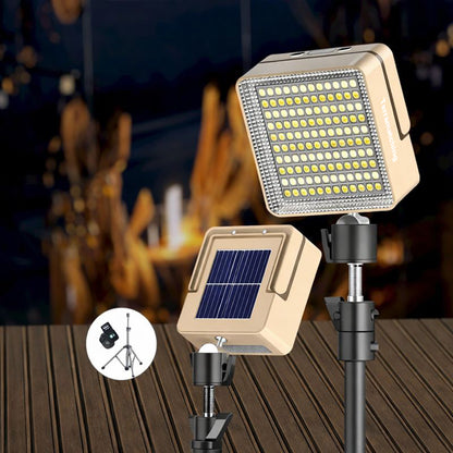 Solar Mini Camping Light with Full-Screen LED Panel