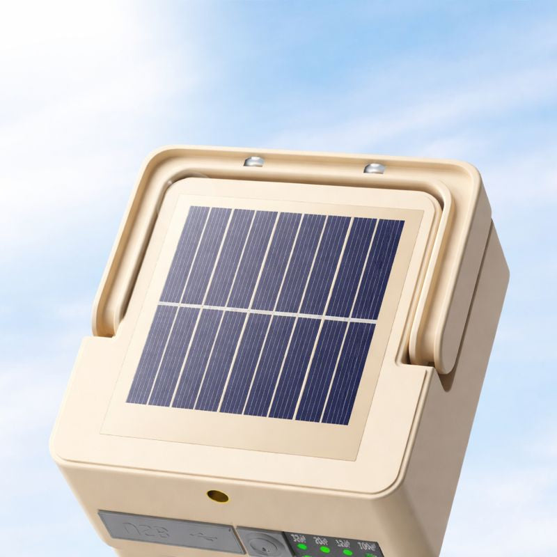 Solar Mini Camping Light with Full-Screen LED Panel