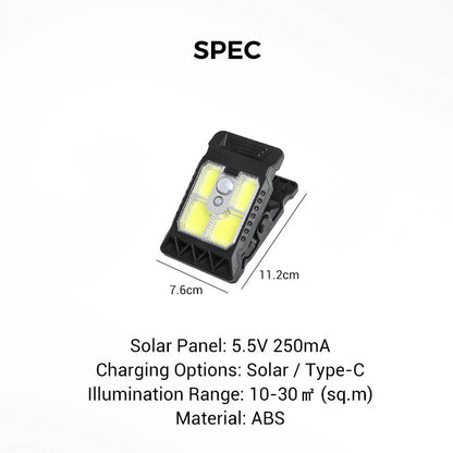 🔥Last Day Buy 1 Get 1 Free🔥$16.49 Each Outdoor Solar Clip Light with Motion Sensor