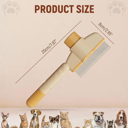 🔥BUY 1 GET 1 FREE (2 PCS)🔥Self-cleaning Pet Flea Comb Grooming Brush