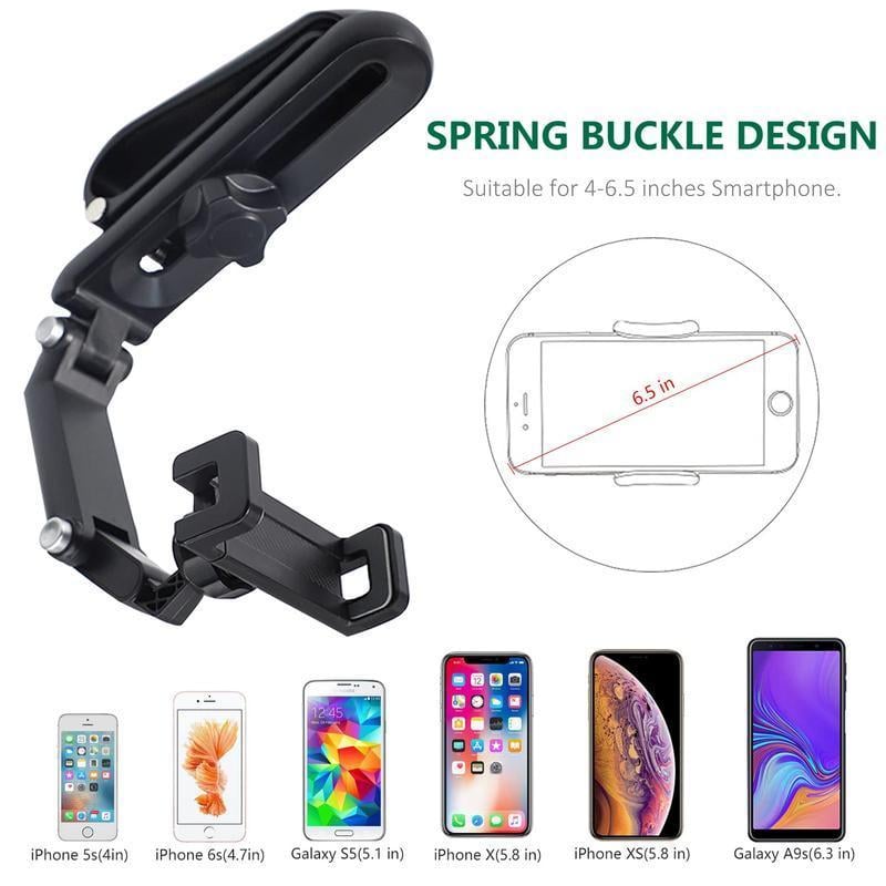 📱New 1080° Multi-function Sun Visor Universal 360 Degree Rotating Phone Holder