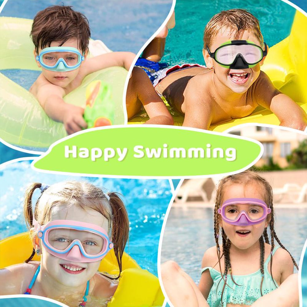🏊‍♀️Buy 1 Get 1 Free🎁-HD children's large frame waterproof and anti-fog swimming goggles