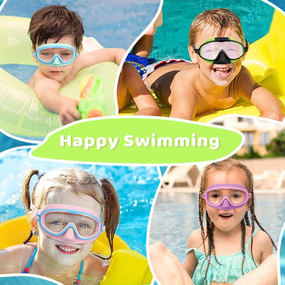 🏊‍♀️Buy 1 Get 1 Free🎁-HD children's large frame waterproof and anti-fog swimming goggles