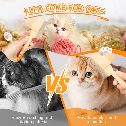 🔥BUY 1 GET 1 FREE (2 PCS)🔥Self-cleaning Pet Flea Comb Grooming Brush
