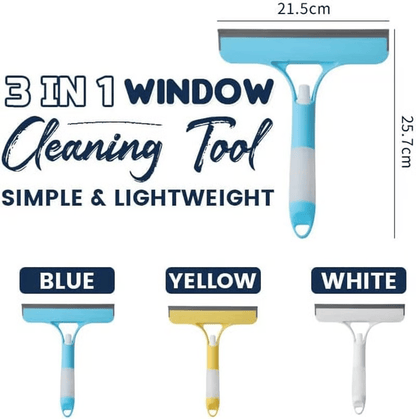 🏆Flash Sale - Buy 1 Get 1 Free🔥3 in 1 Window Cleaning Scraper