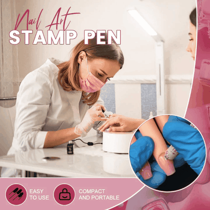 🔥LAST DAY 40% OFF - Nail Art Stamp Pen