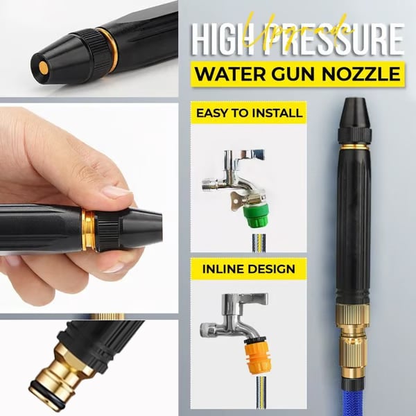 🔥Last Day buy 1 get 1 free-High-Pressure Car Washing Water Nozzle