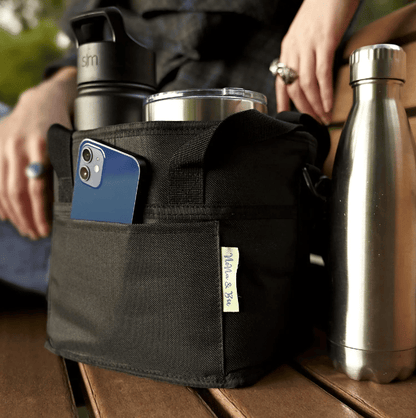 🔥HOT SALE 40% OFF🥤❄️Family Size 4 Compartment Drink Bag, Multiple Tumbler Carrier Caddy✨