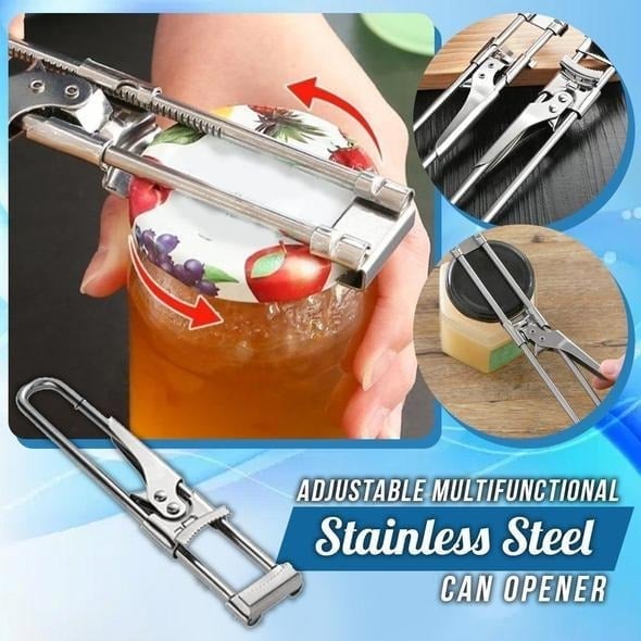 🔥LAST DAY BUY 1 GET 1 FREE🎁Adjustable Multifunctional Stainless Steel Jar Opener