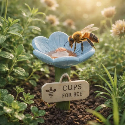 🐝LAST DAY 40% OFF - Flower-Shaped Bee Watering Station💧