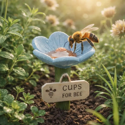 🐝LAST DAY 40% OFF - Flower-Shaped Bee Watering Station💧
