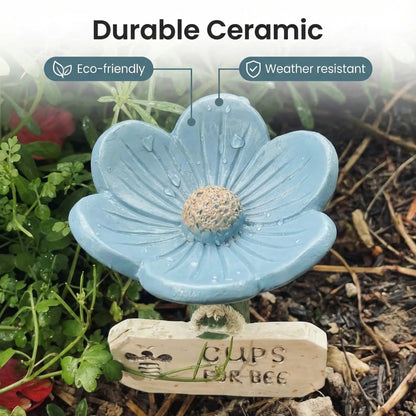 🐝LAST DAY 40% OFF - Flower-Shaped Bee Watering Station💧