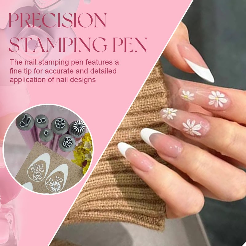 🔥LAST DAY 40% OFF - Nail Art Stamp Pen