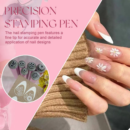 🔥LAST DAY 40% OFF - Nail Art Stamp Pen