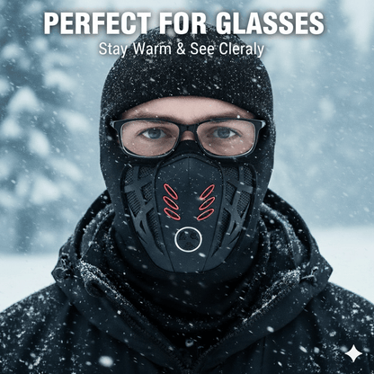 🔥Winter Sales 40%-Buy 1 Get 1 Free🔥Winter Rider Warm Anti-Haze Balaclava Full Face Mask
